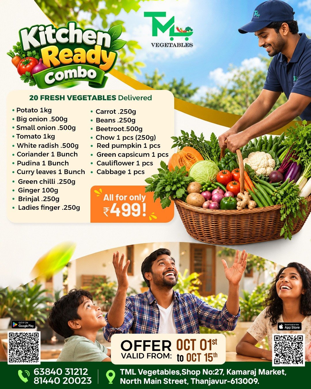 499/- COMBO veges
