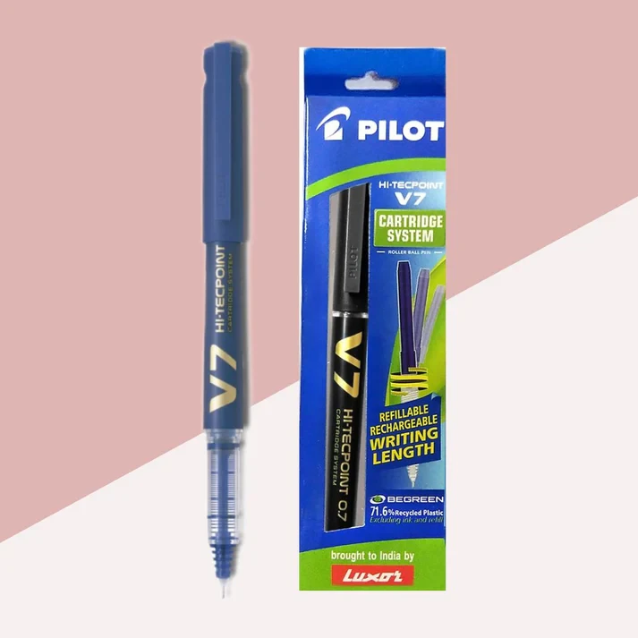 Pilot V7 Hitech Point Gel Pen (Cartridge System)